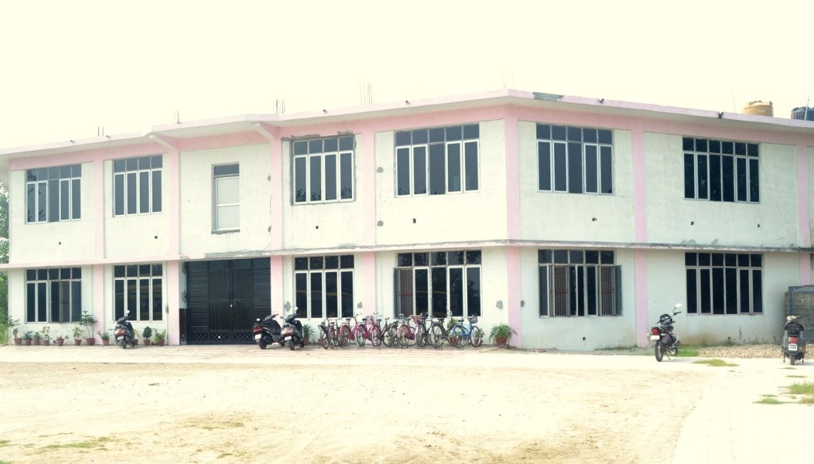 School Infrastructure with Vehicle Stands